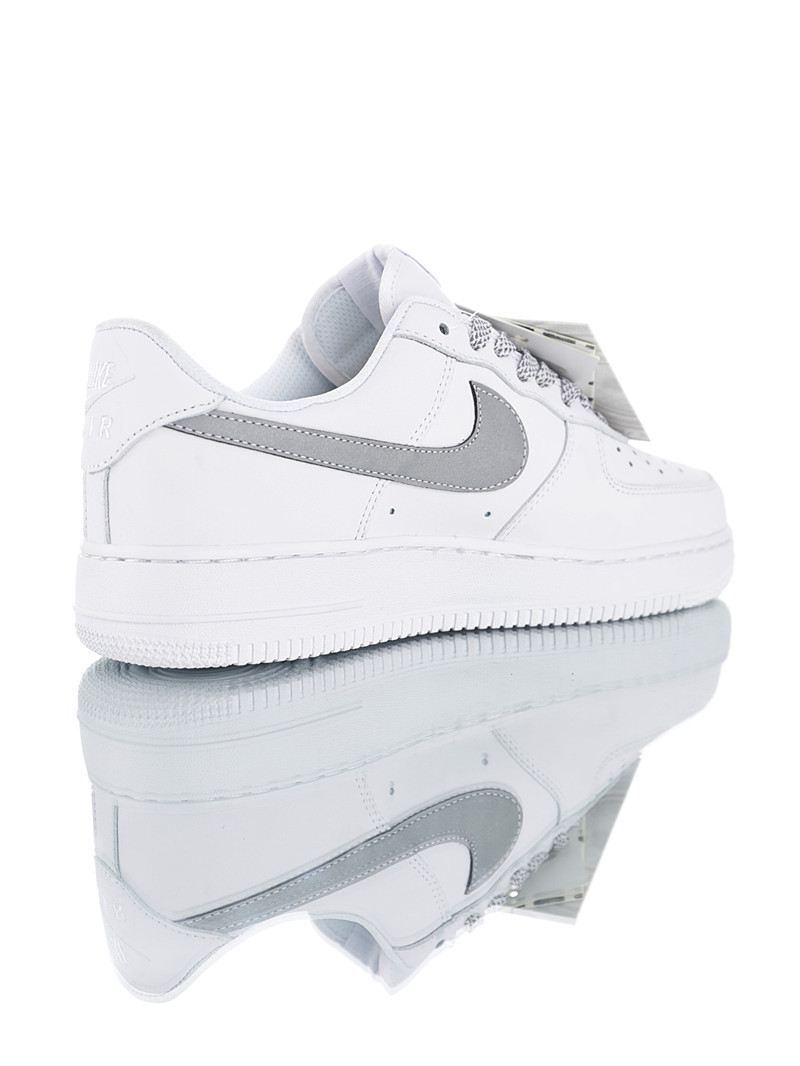 nike air force 1 - Blanco Gris Fluor