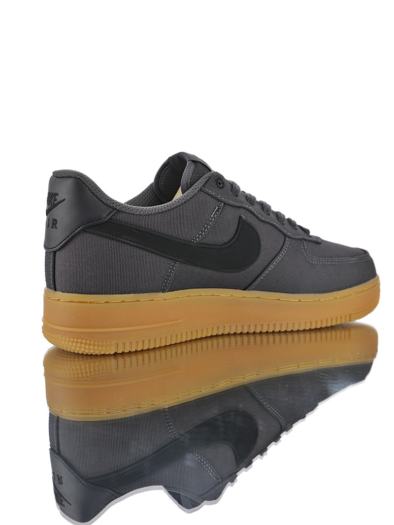 nike air force 1 - Gris Negro