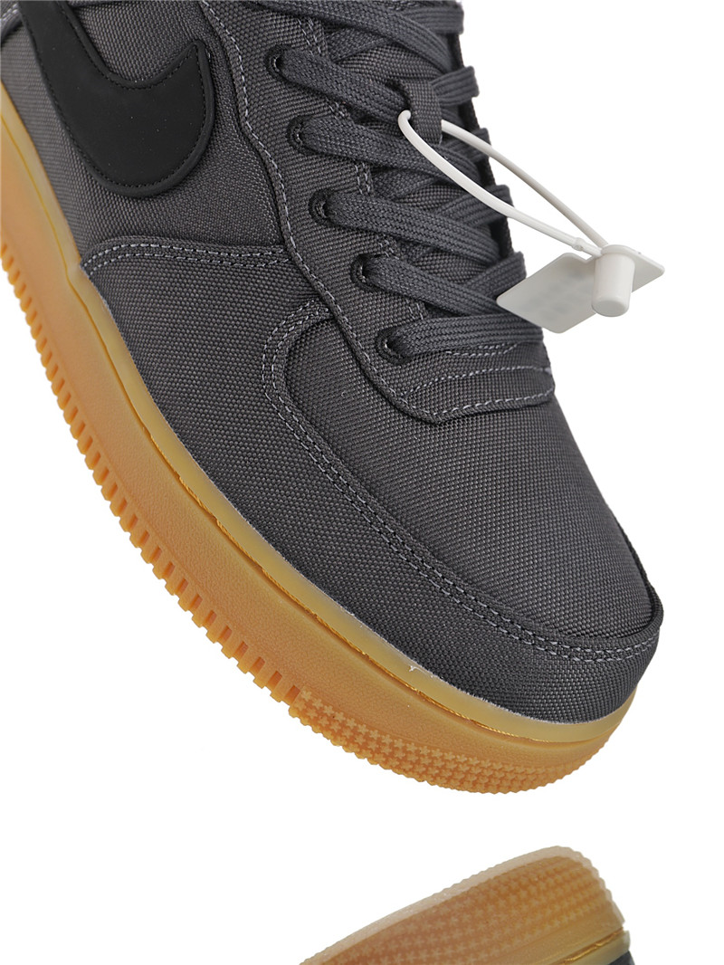 nike air force 1 - Gris Negro