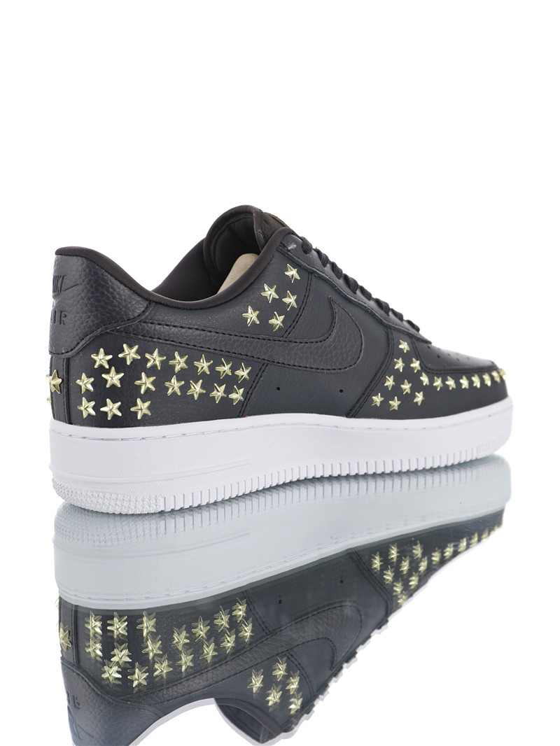 nike air force 1 - Negro Dorado