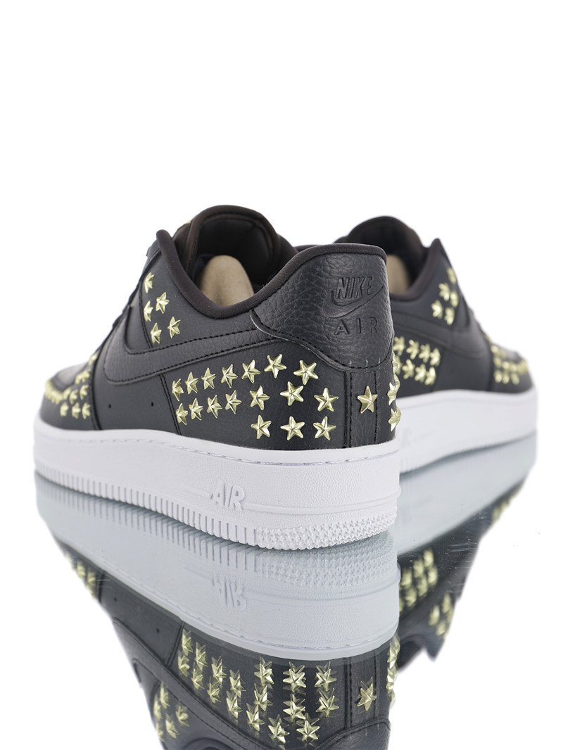 nike air force 1 - Negro Dorado