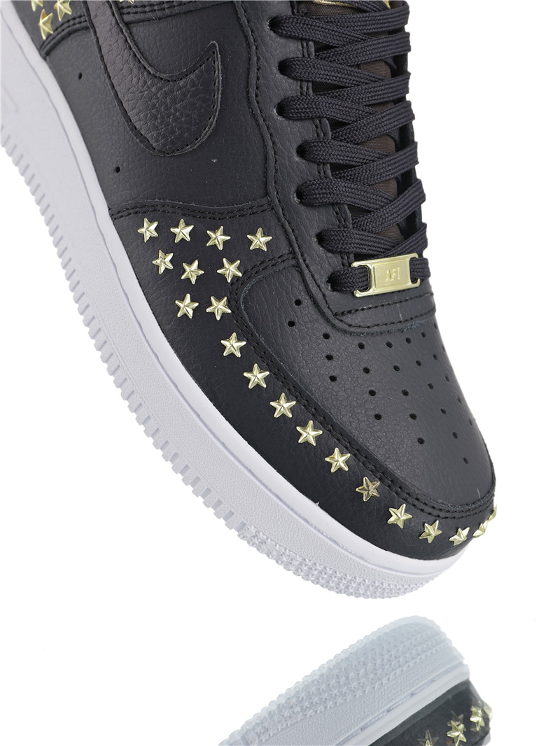 nike air force 1 - Negro Dorado