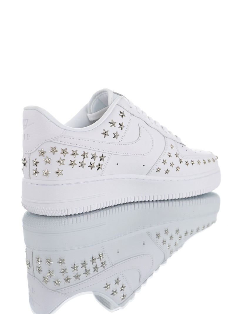 nike air force 1 - Blanco Plateado