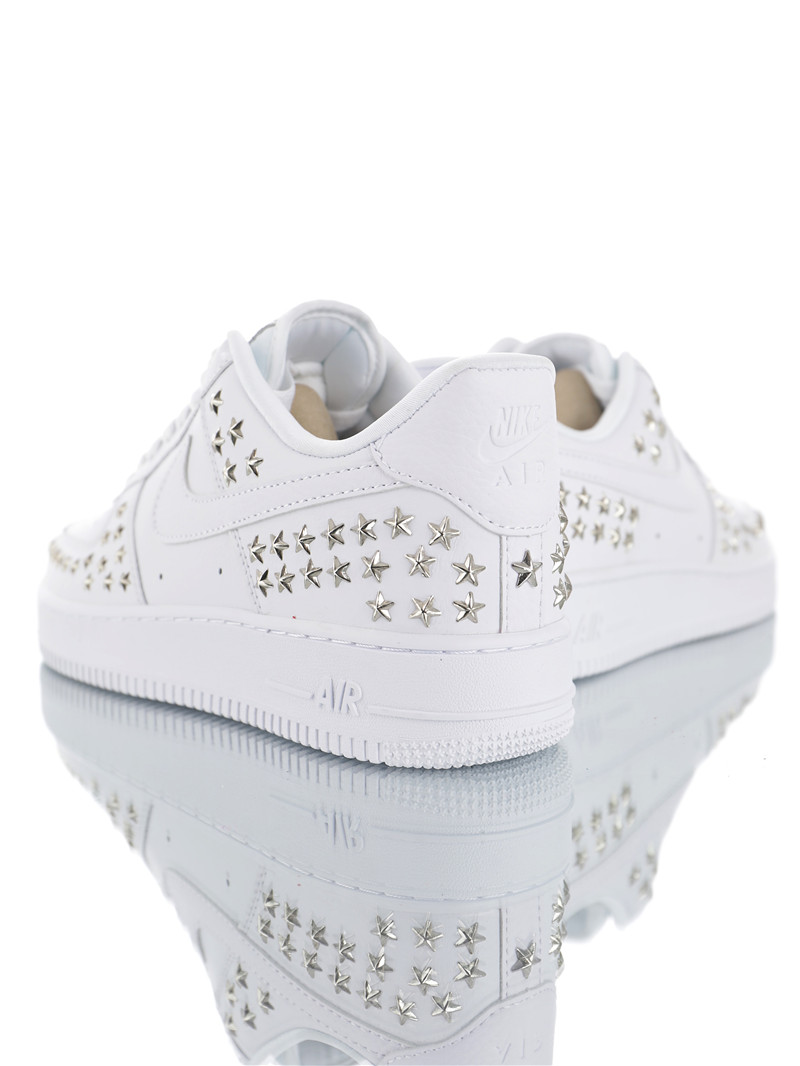 nike air force 1 - Blanco Plateado