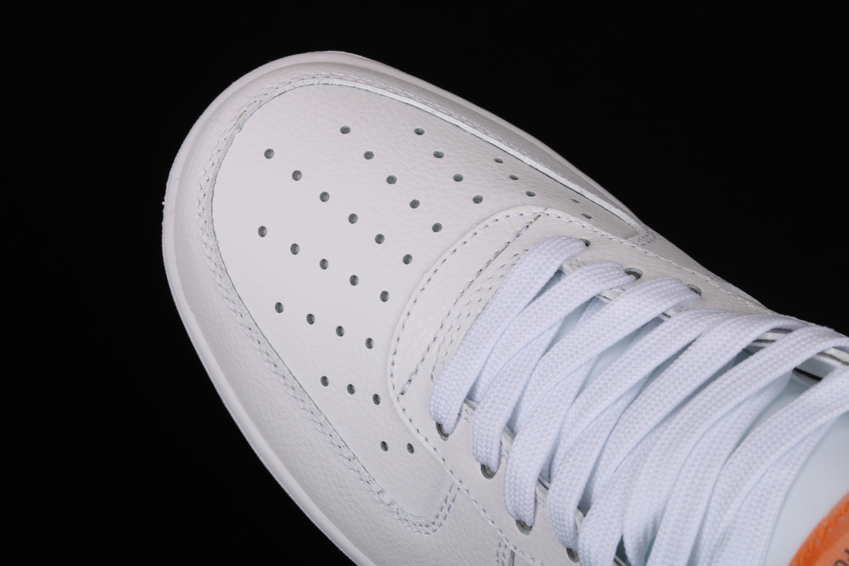 nike air force 1 - Blanco Naranjo