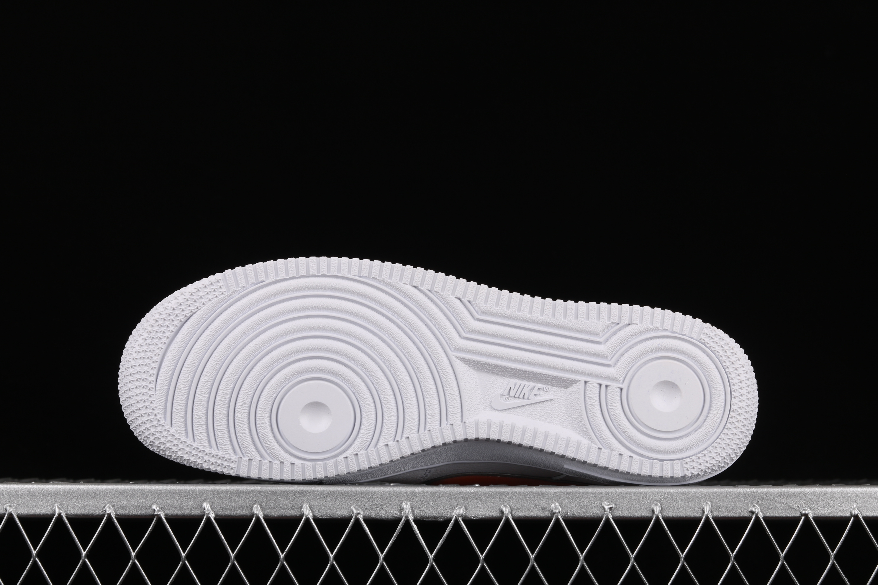 nike air force 1 - Blanco Naranjo