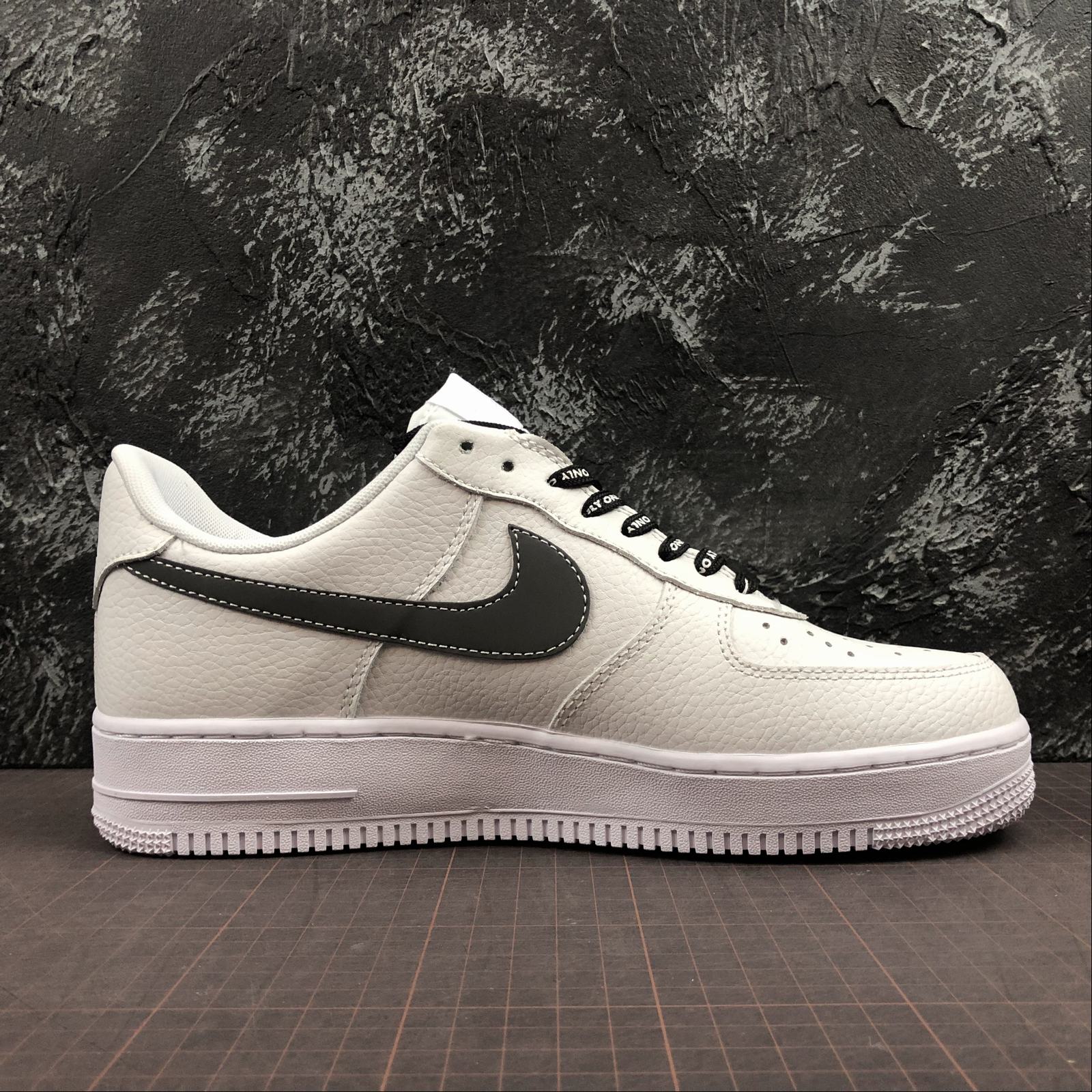 nike air force 1 - Blanco Gris Fluor