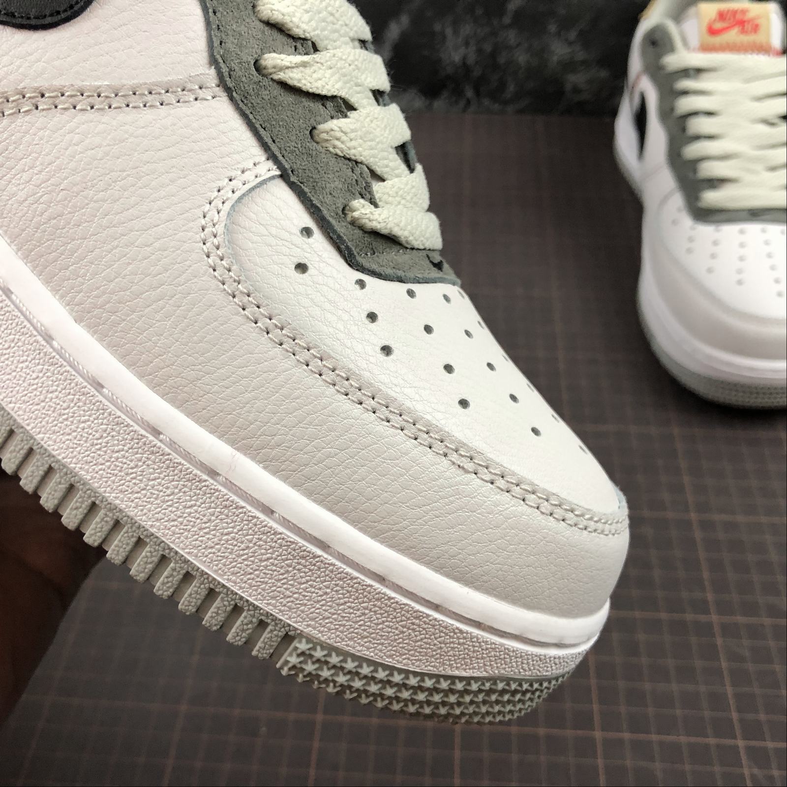 nike air force 1 - Blanco Gris Negro
