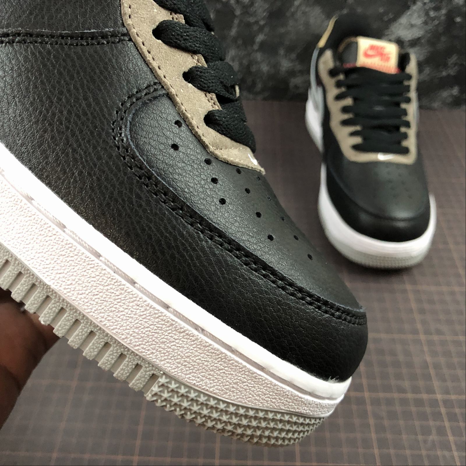 nike air force 1 - Negro Gris