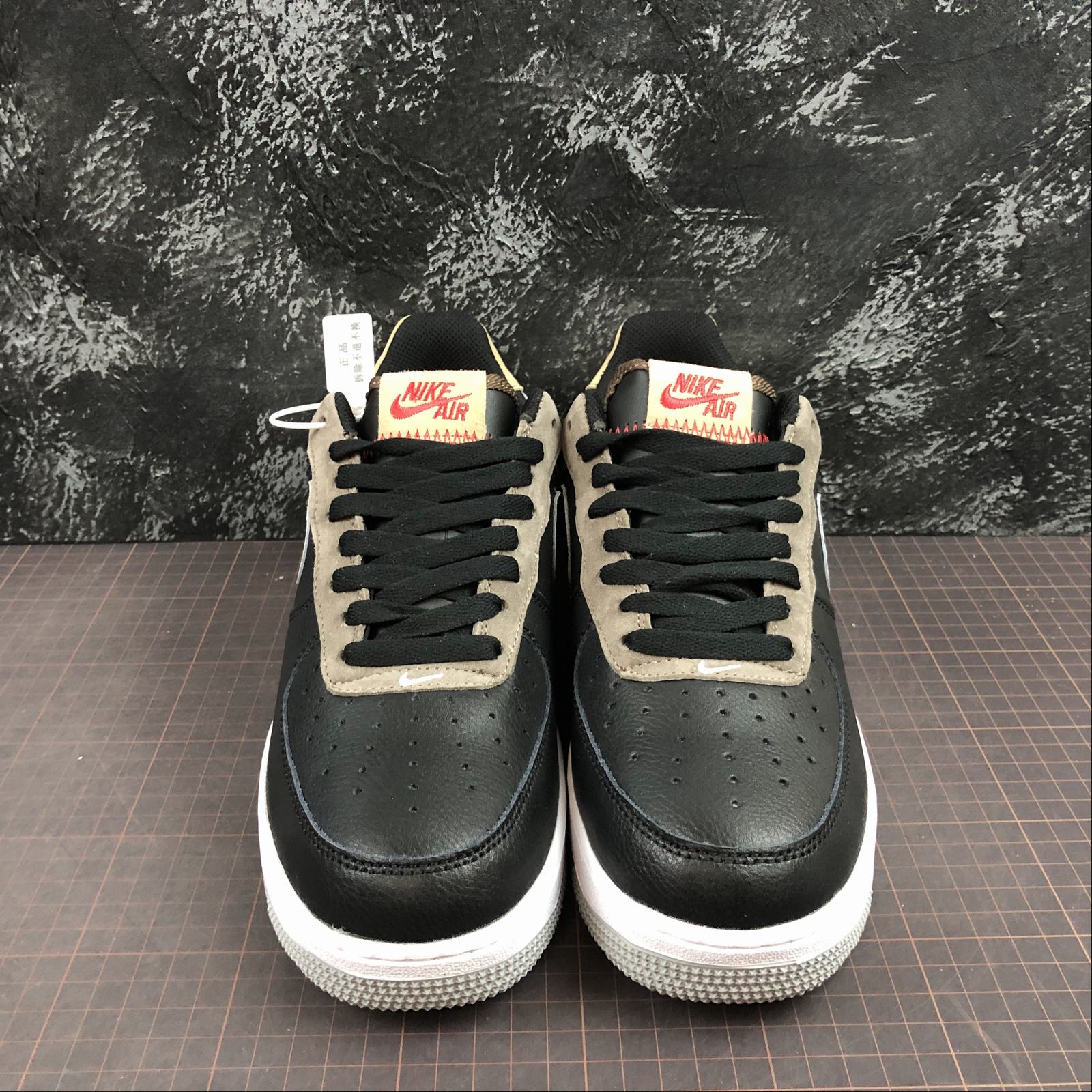 nike air force 1 - Negro Gris