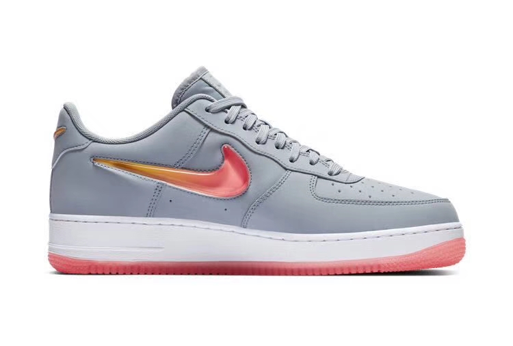 nike air force 1 - Gris Naranjo