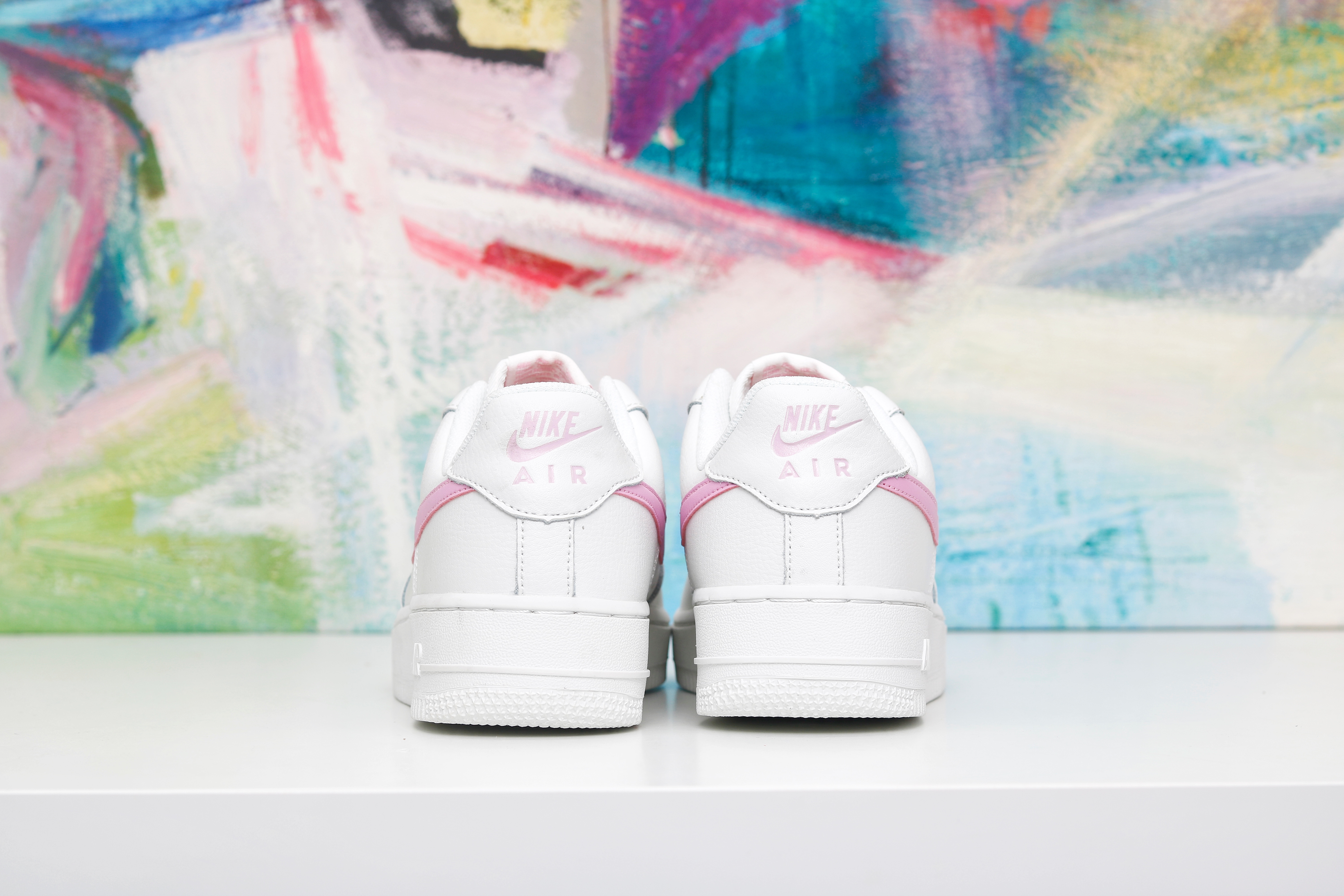 nike air force 1 - Blanco Rosado