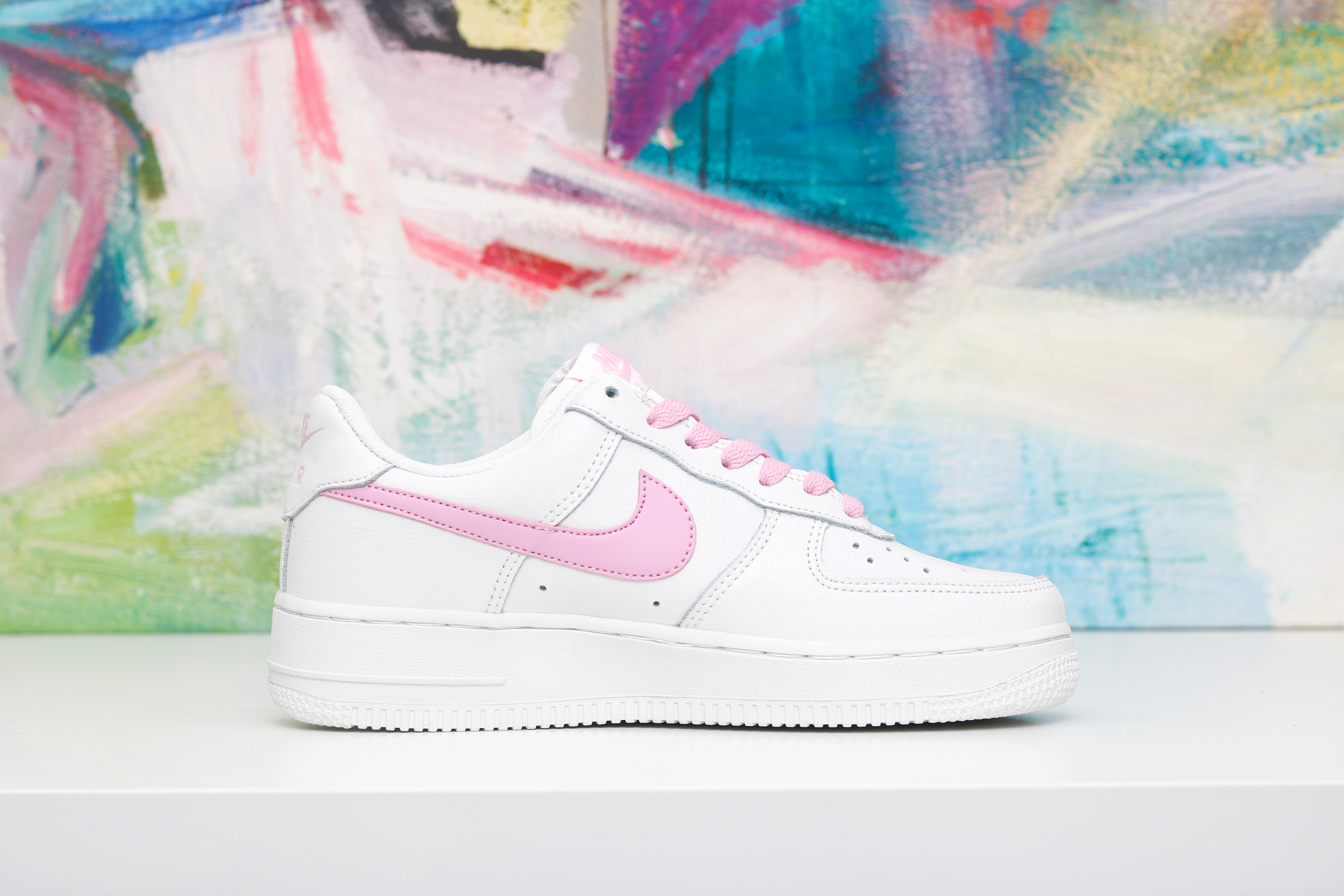 nike air force 1 - Blanco Rosado