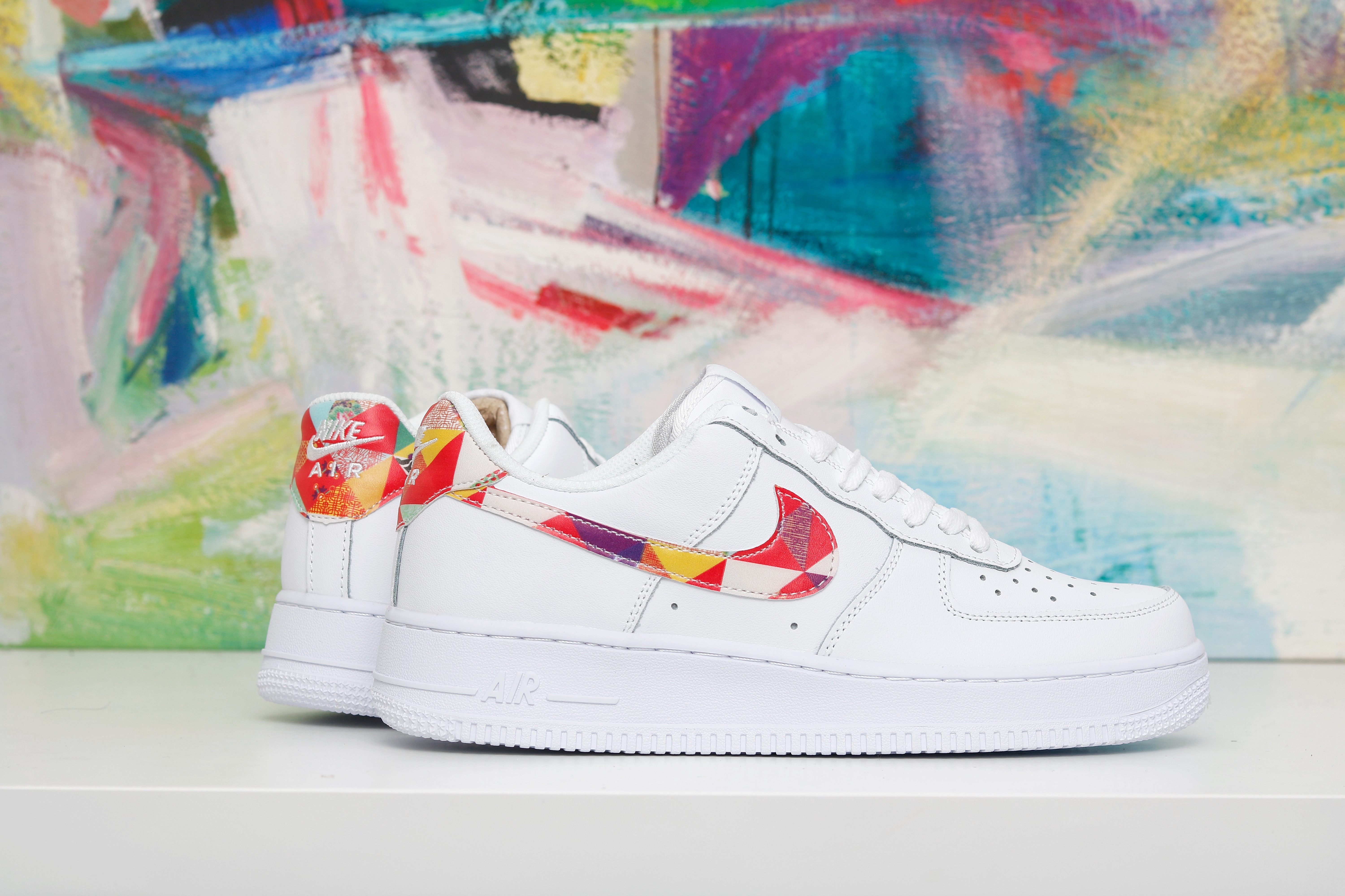 nike air force 1 - Blanco Arcoiris