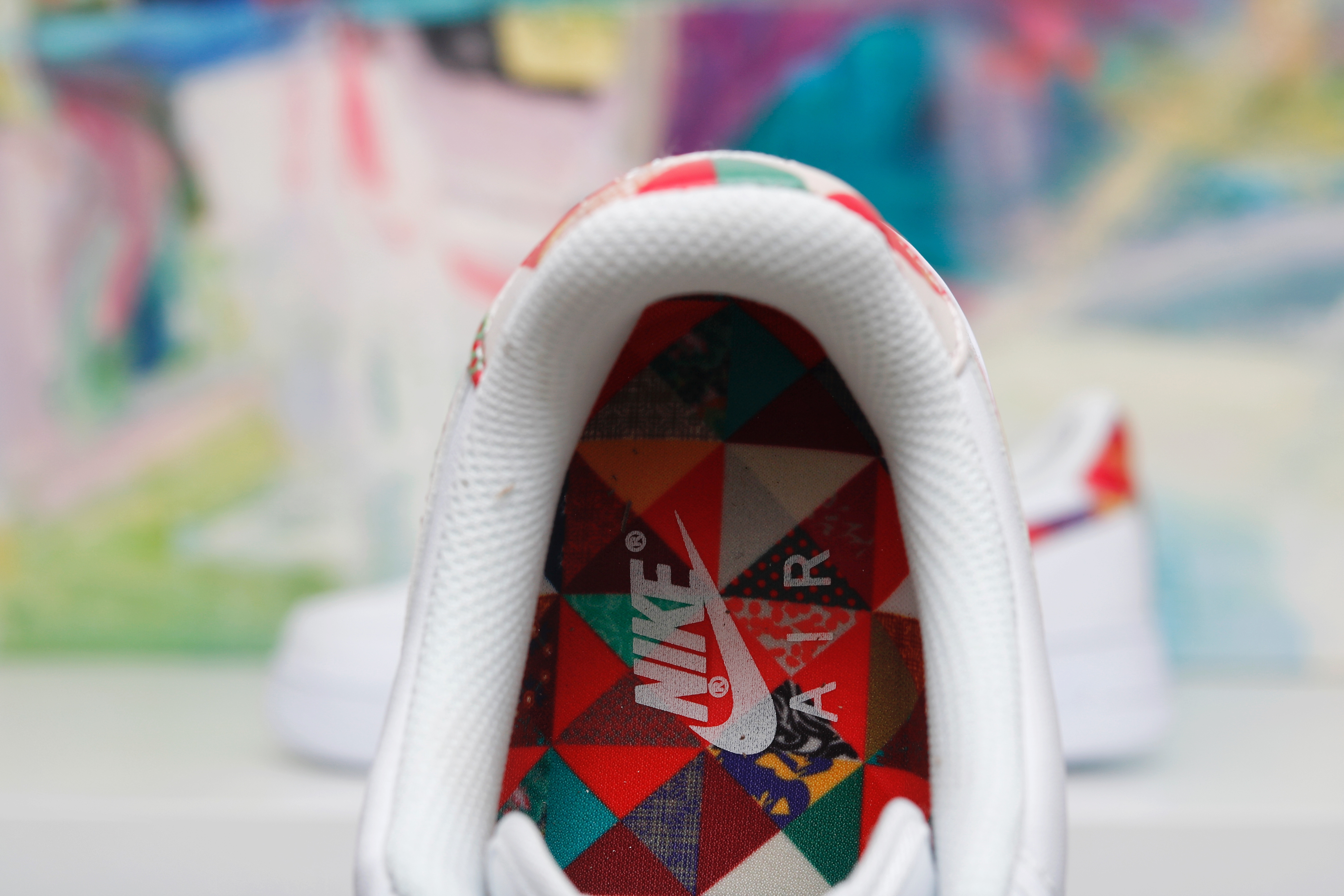 nike air force 1 - Blanco Arcoiris