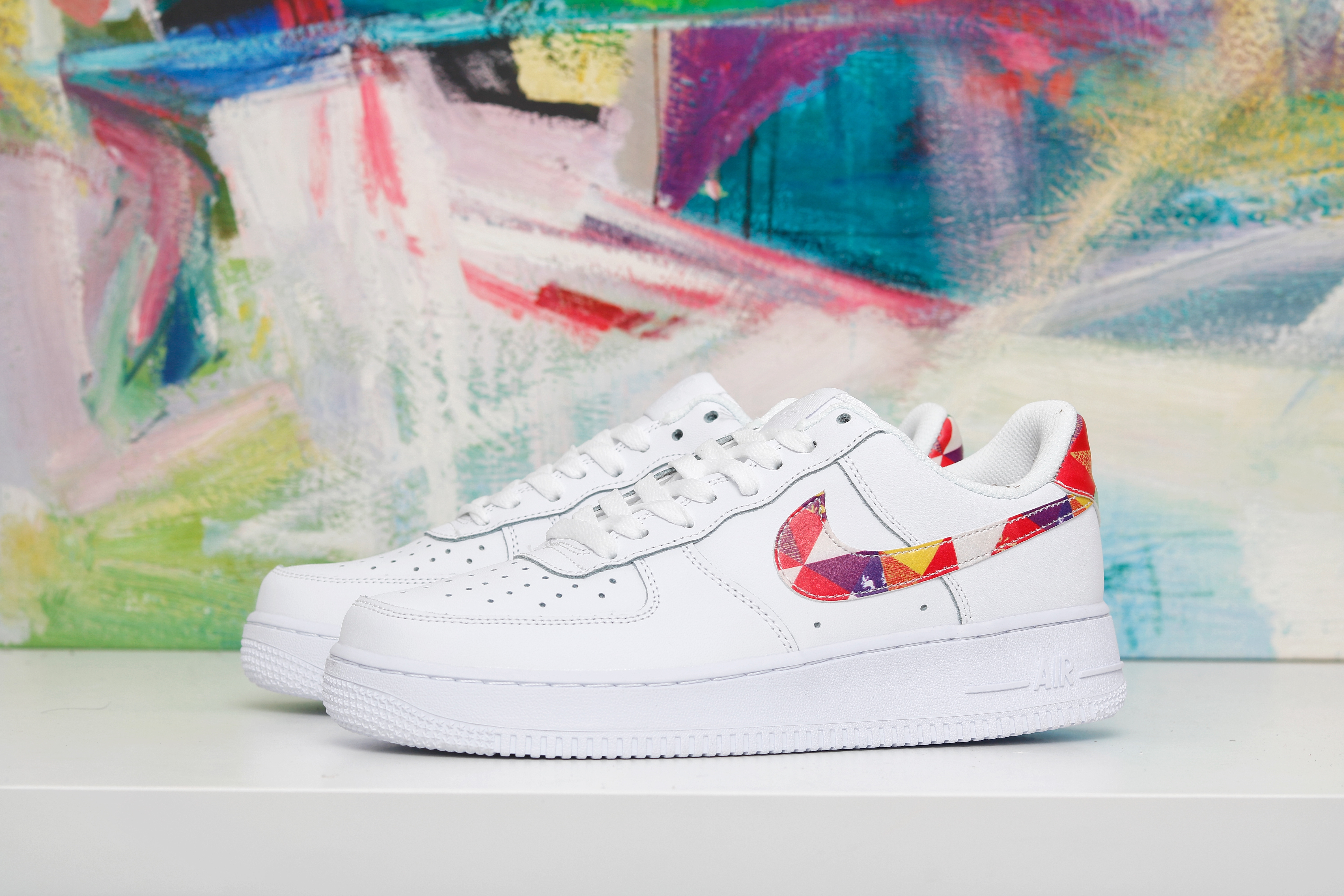 nike air force 1 - Blanco Arcoiris