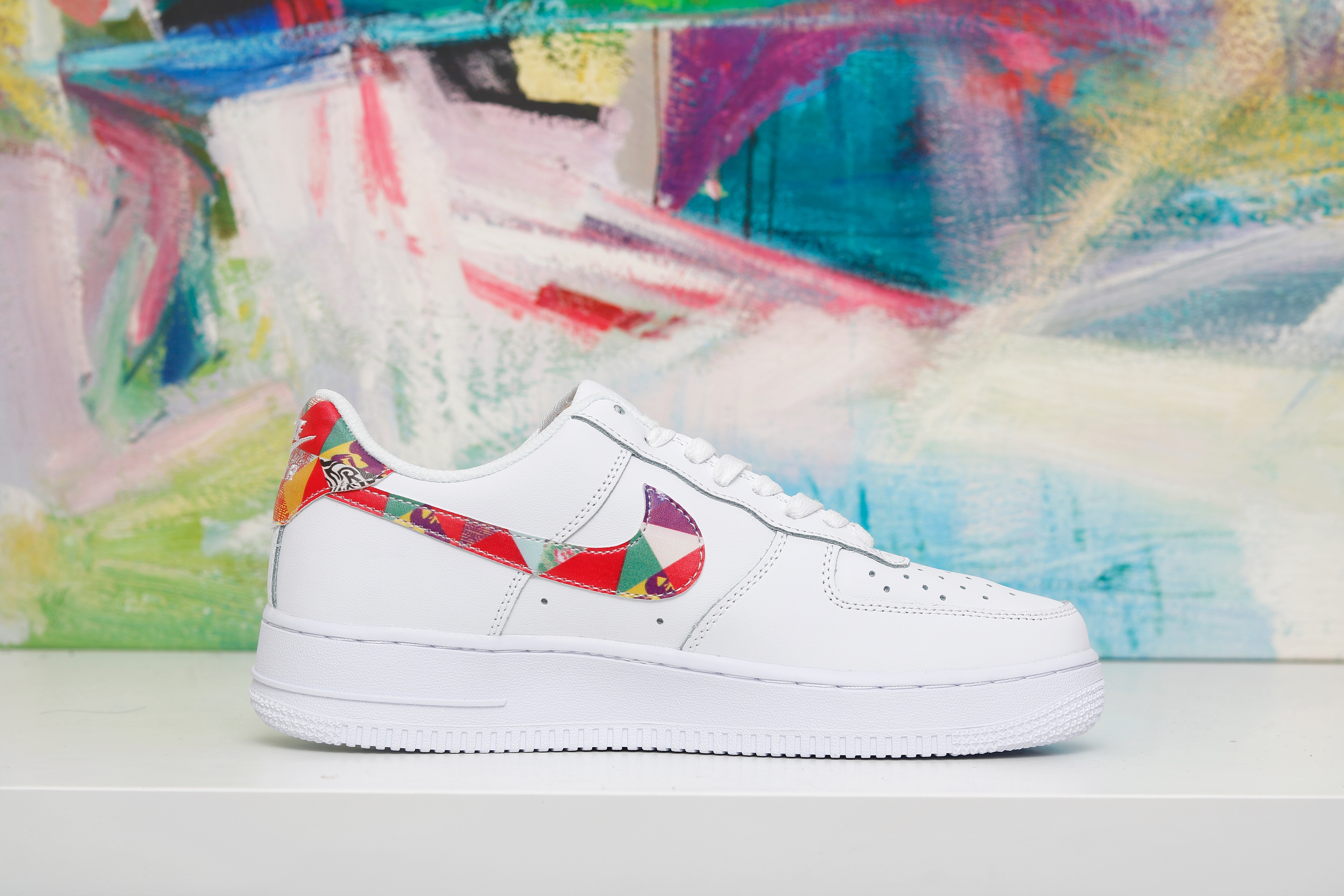 nike air force 1 - Blanco Arcoiris