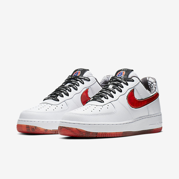 nike air force 1 - Blanco Rojo