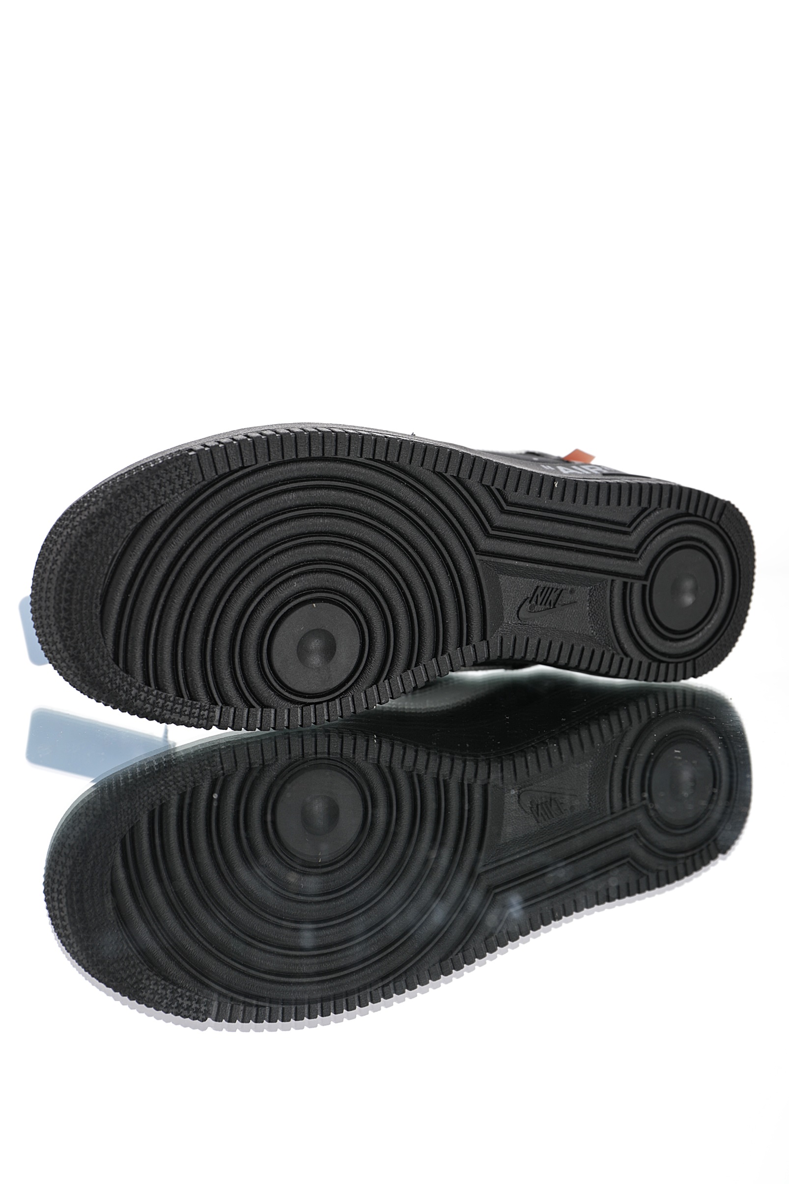 nike air force 1 - Negro Plateado