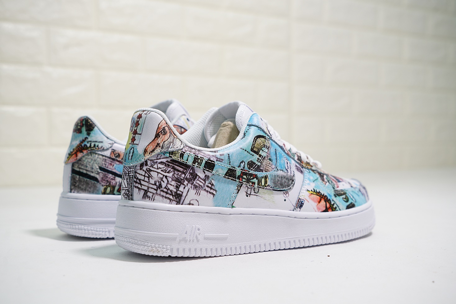nike air force 1 - Blanco Arcoiris