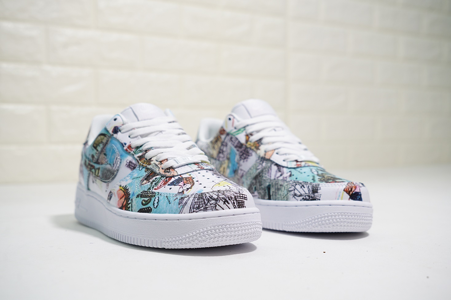 nike air force 1 - Blanco Arcoiris