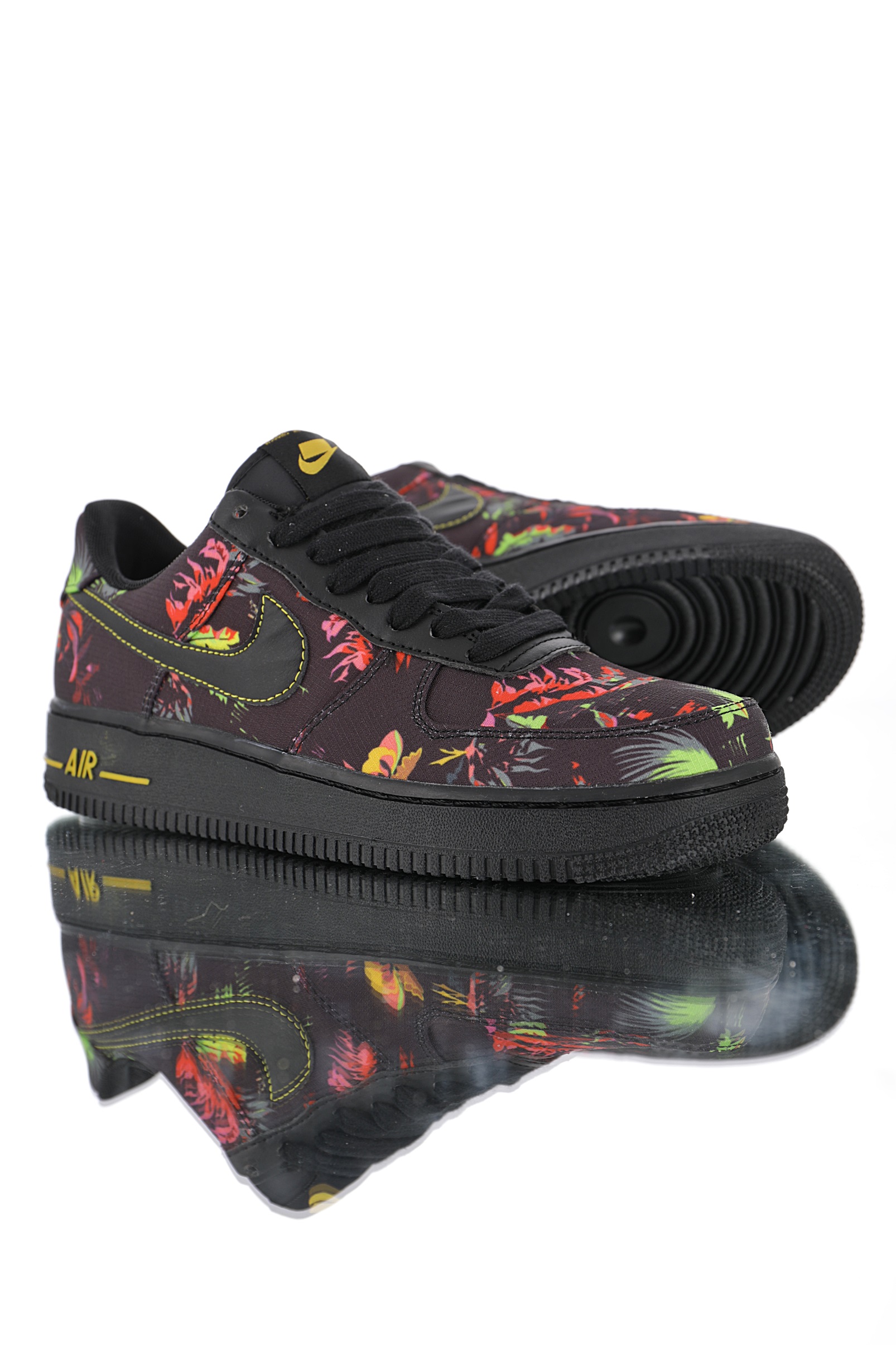 nike air force 1 - Negro Arcoiris
