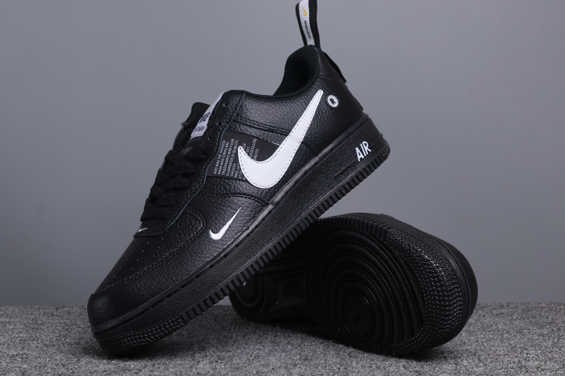 nike air force 1 - Negro Gris