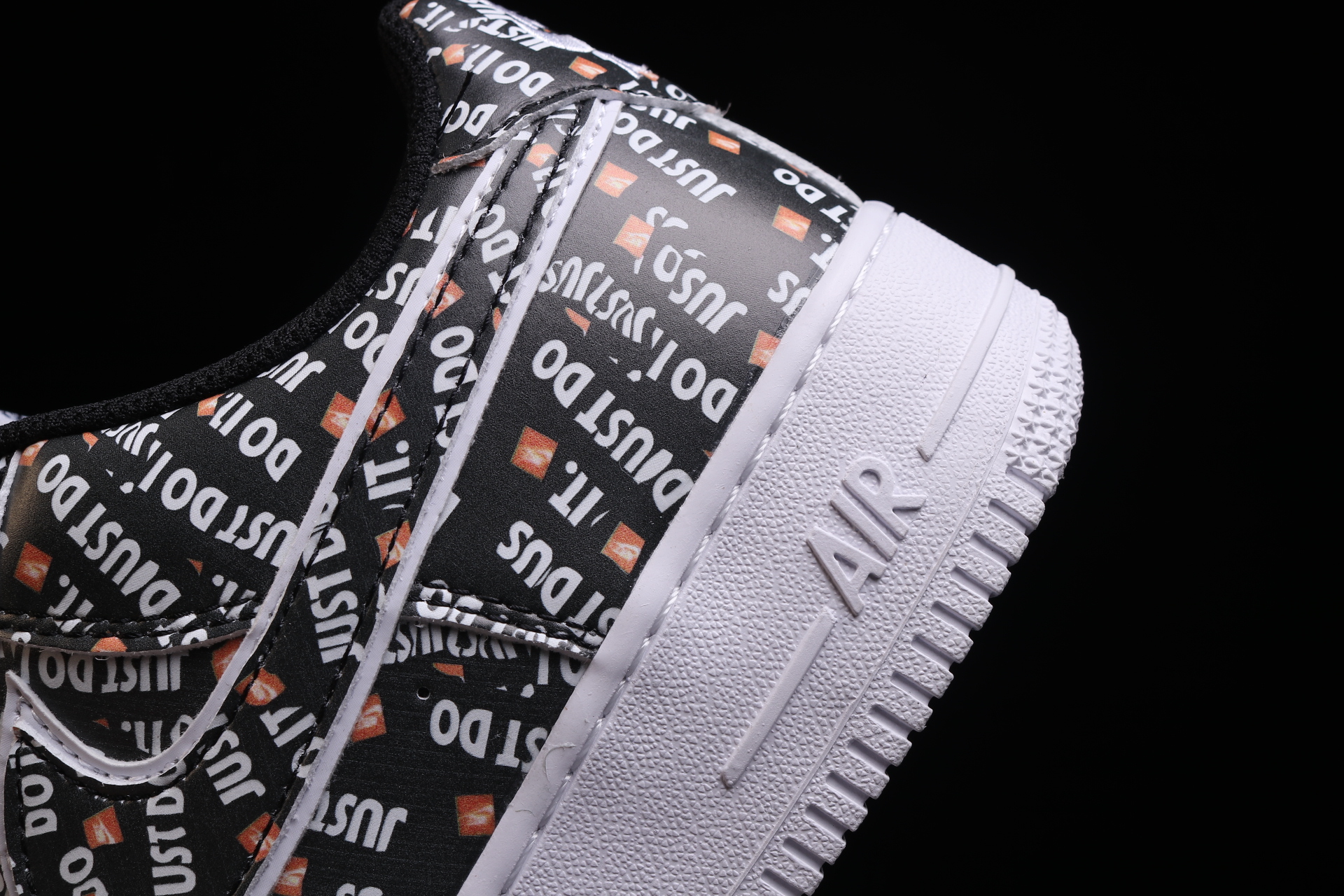 nike air force 1 - Negro Blanco