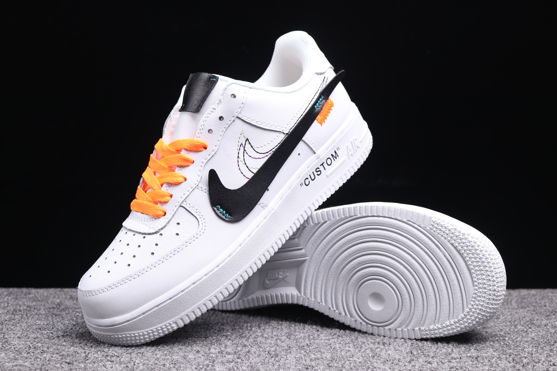 nike air force 1 - Blanco Negro