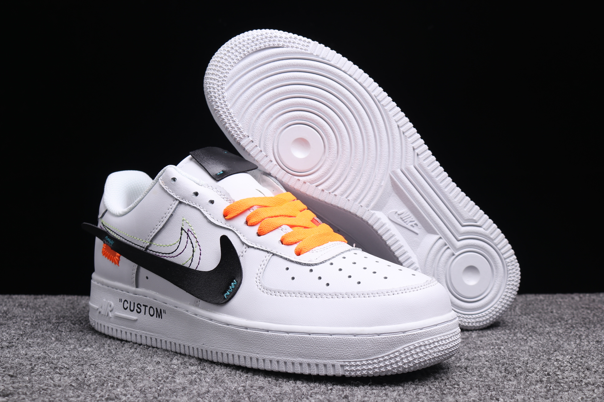 nike air force 1 - Blanco Negro