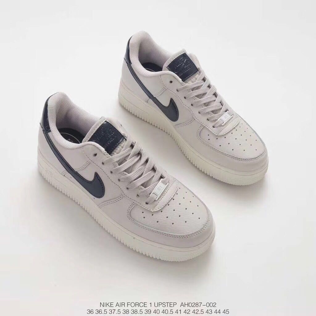 nike air force 1 - Gris Negro