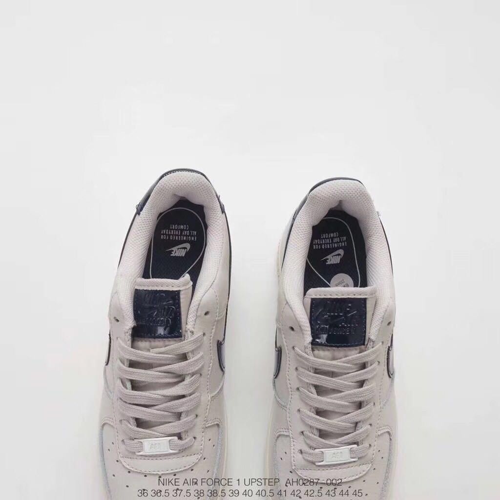 nike air force 1 - Gris Negro