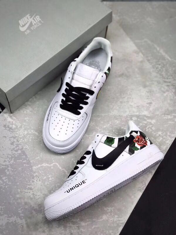 nike air force 1 - Blanco Negro