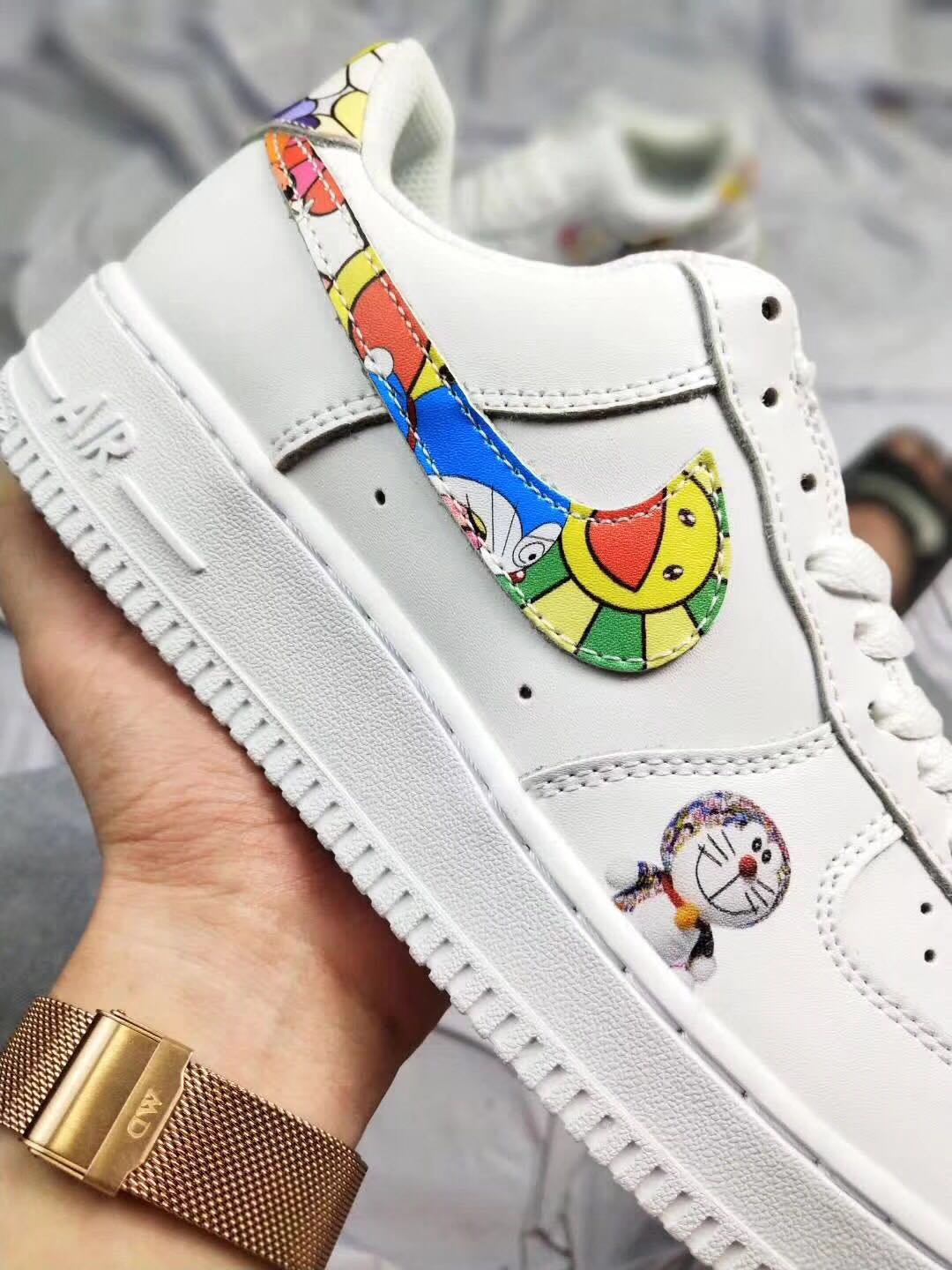 nike air force 1 - Blanco Arcoiris