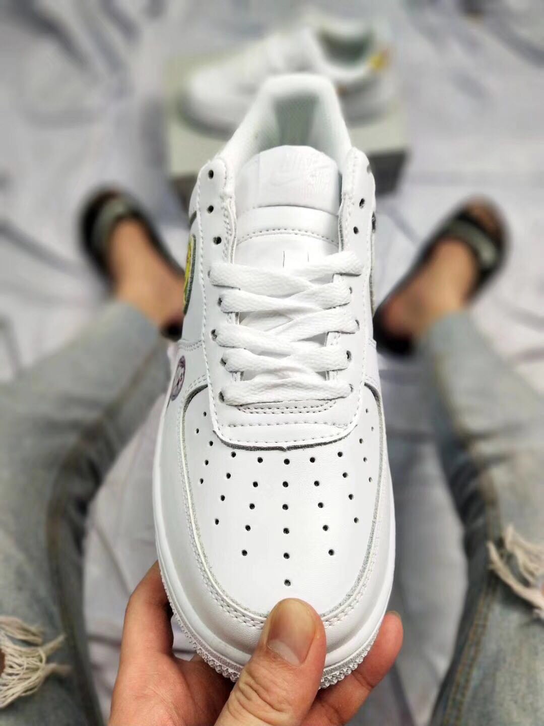 nike air force 1 - Blanco Arcoiris