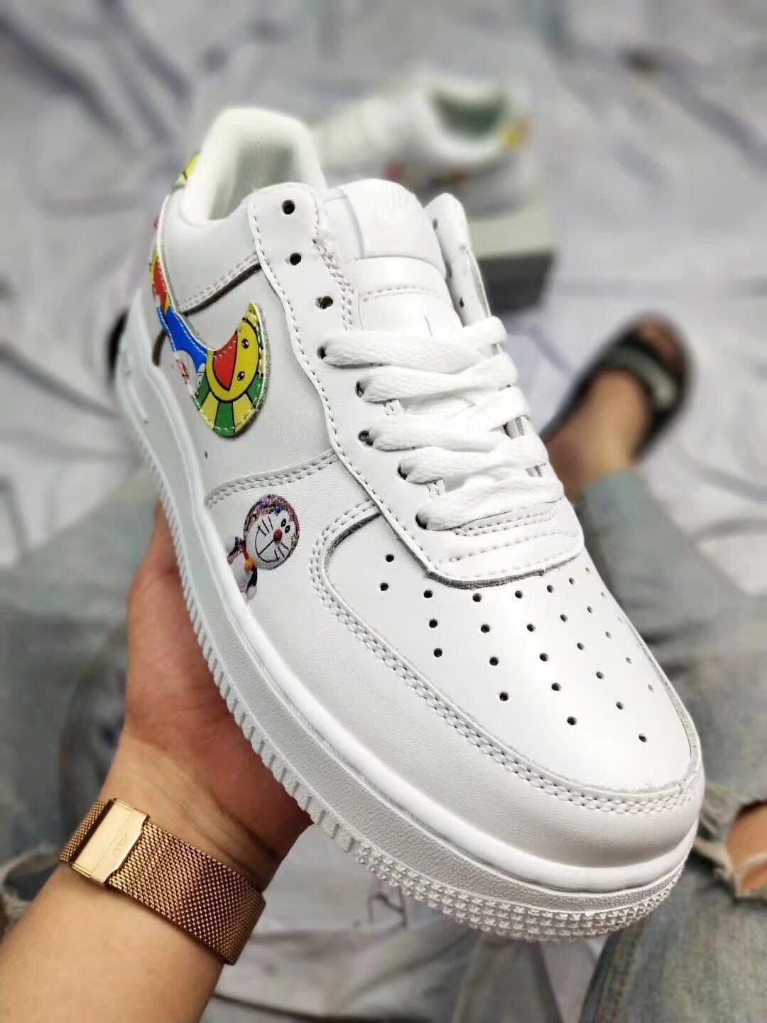 nike air force 1 - Blanco Arcoiris