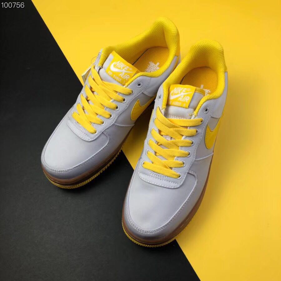 nike air force 1 - Amarillo Gris