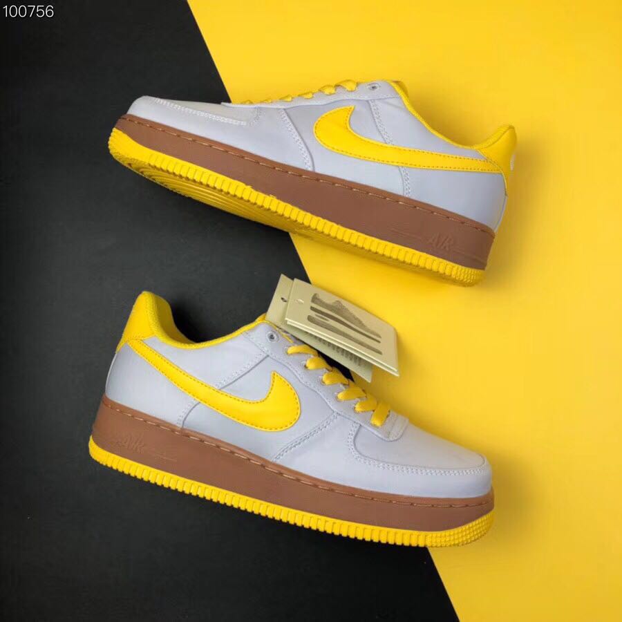 nike air force 1 - Amarillo Gris