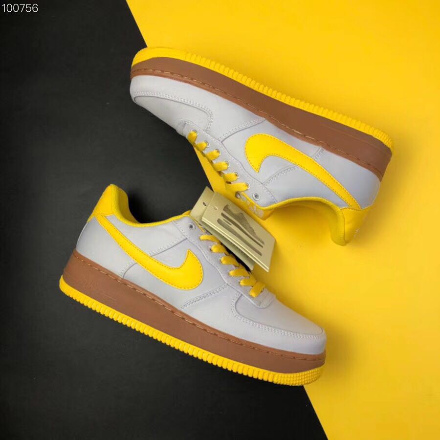 nike air force 1 - Amarillo Gris