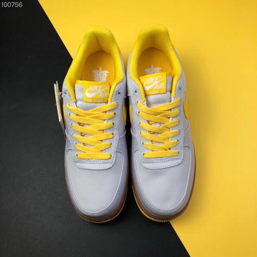 nike air force 1 - Amarillo Gris