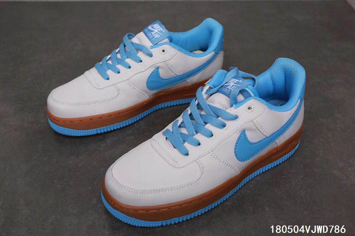 nike air force 1 - Gris Celeste