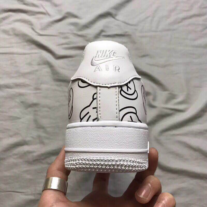 nike air force 1 - Blanco Negro Arcoiris