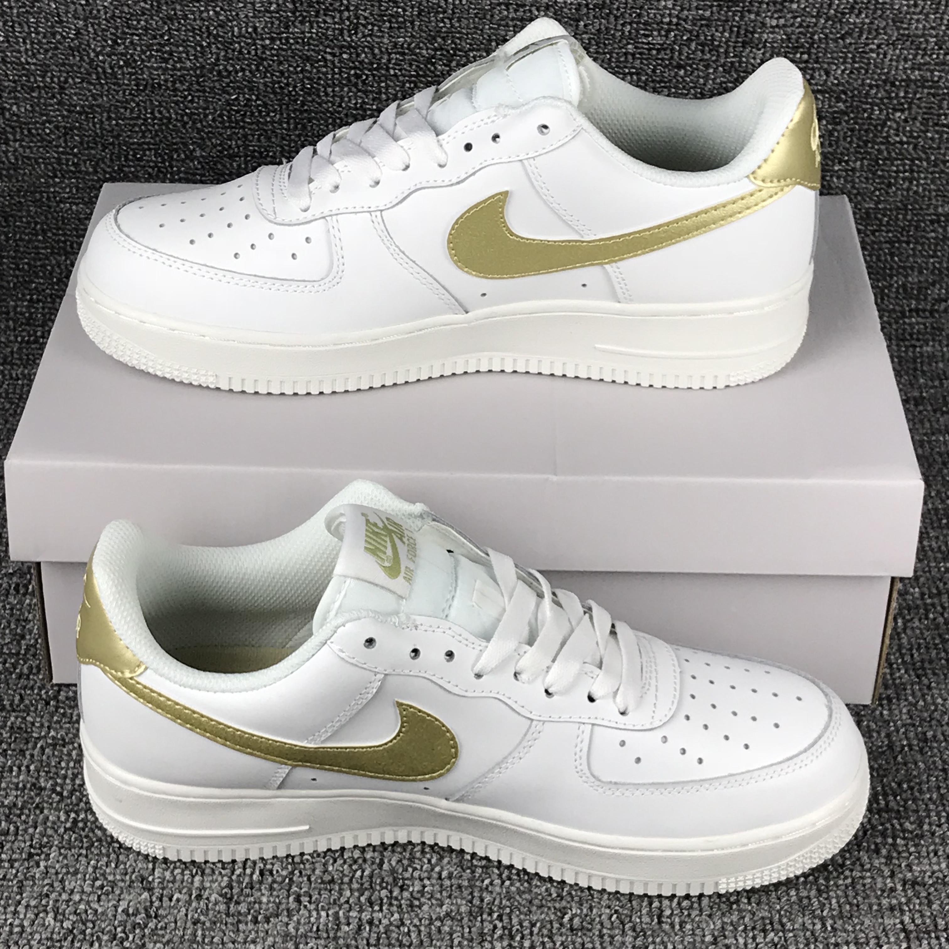 nike air force 1 - Blanco Dorado