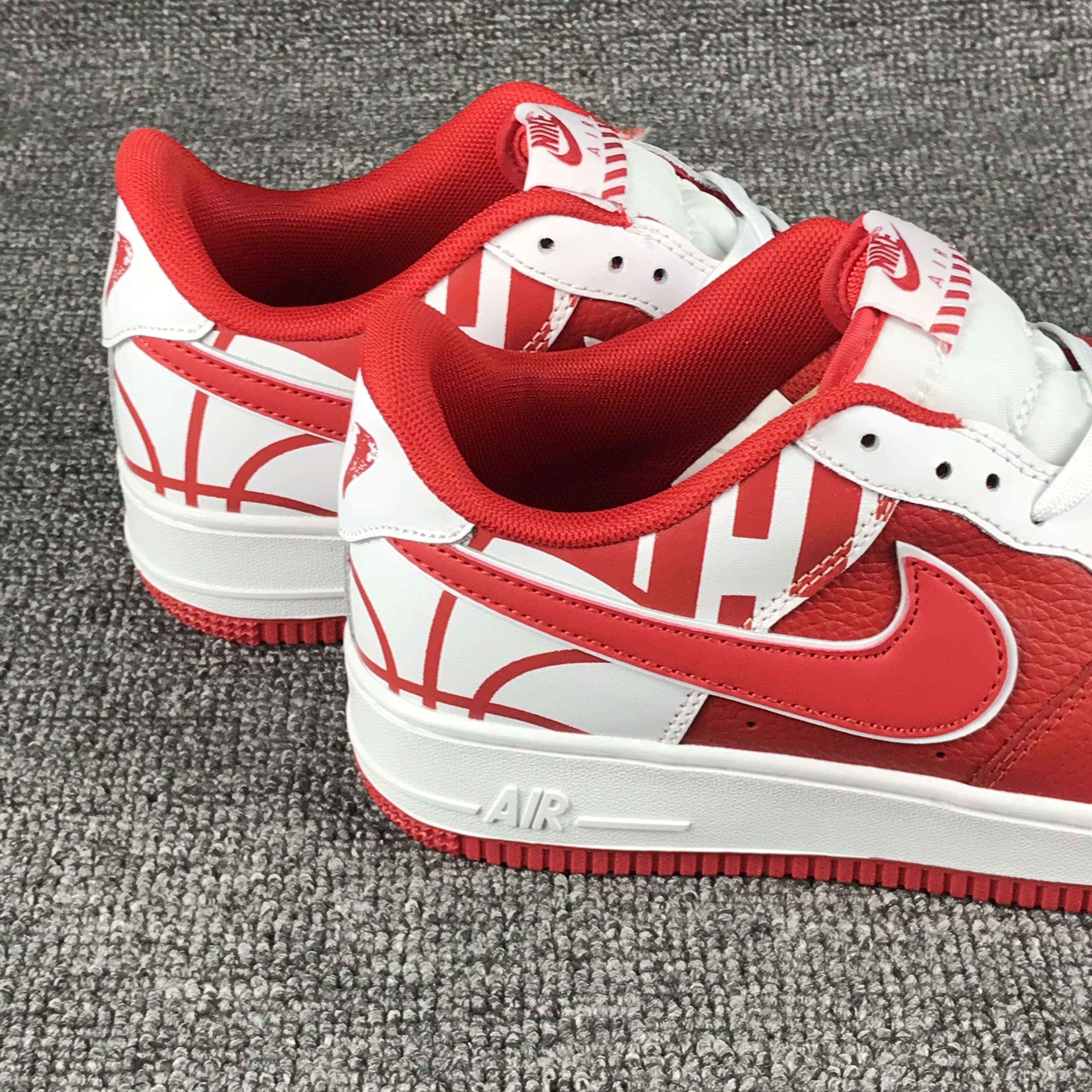 nike air force 1 - Blanco Rojo