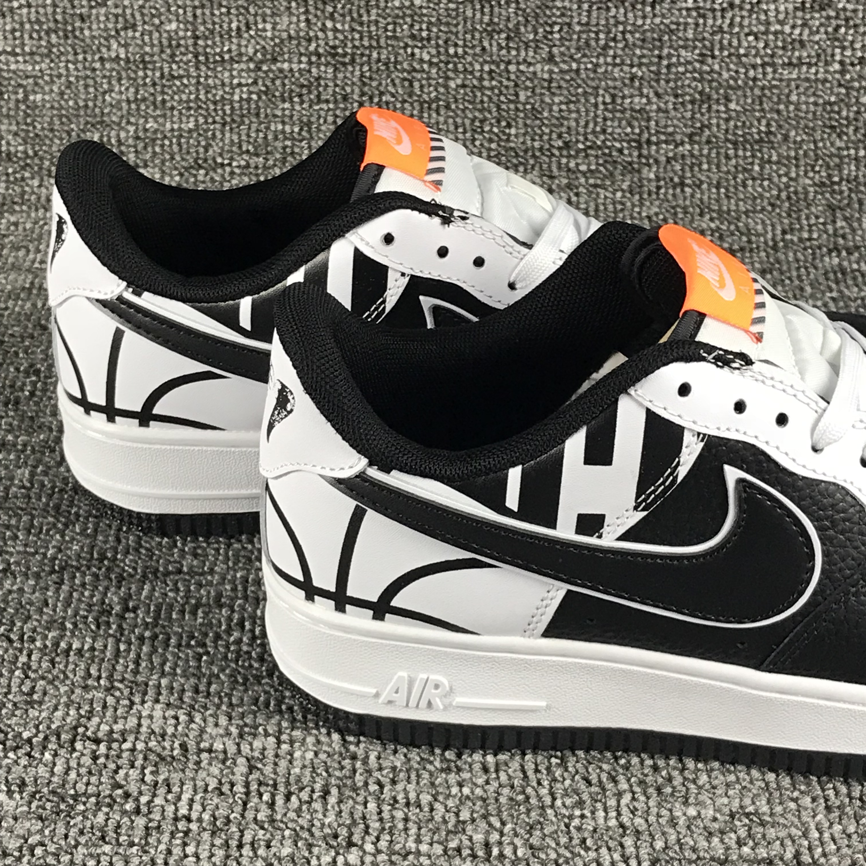 nike air force 1 - Blanco Negro