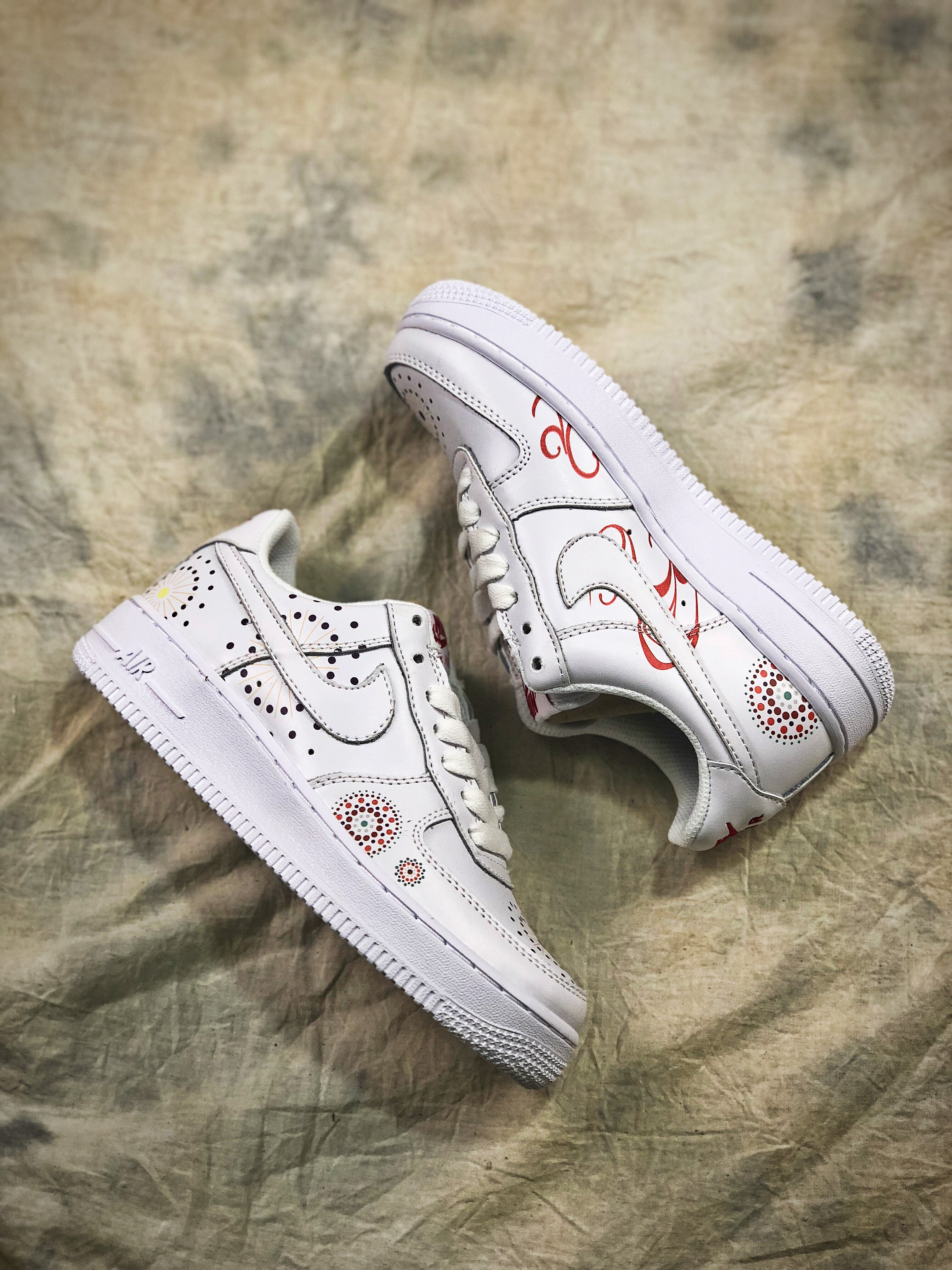 nike air force 1 - Blanco Arcoiris