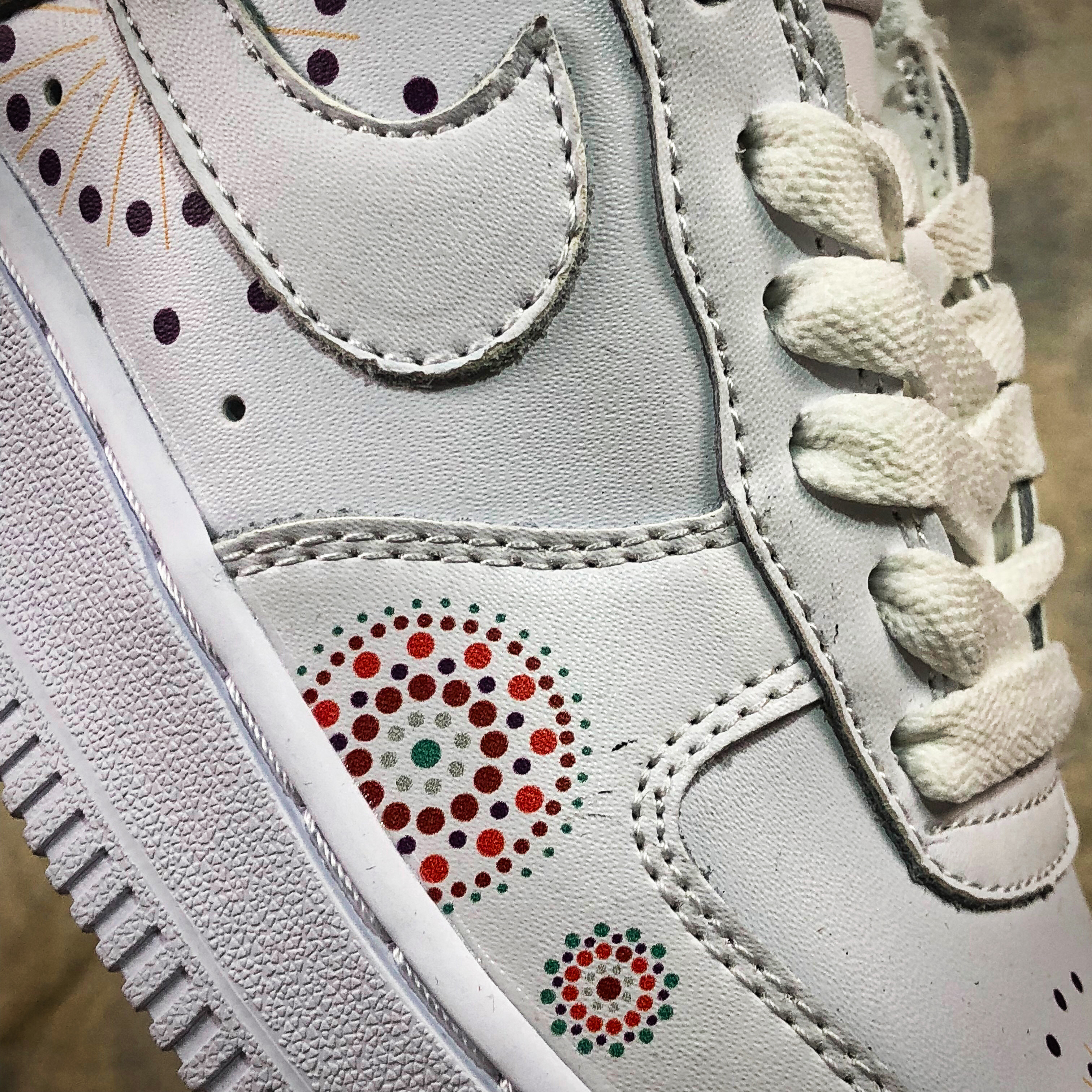 nike air force 1 - Blanco Arcoiris