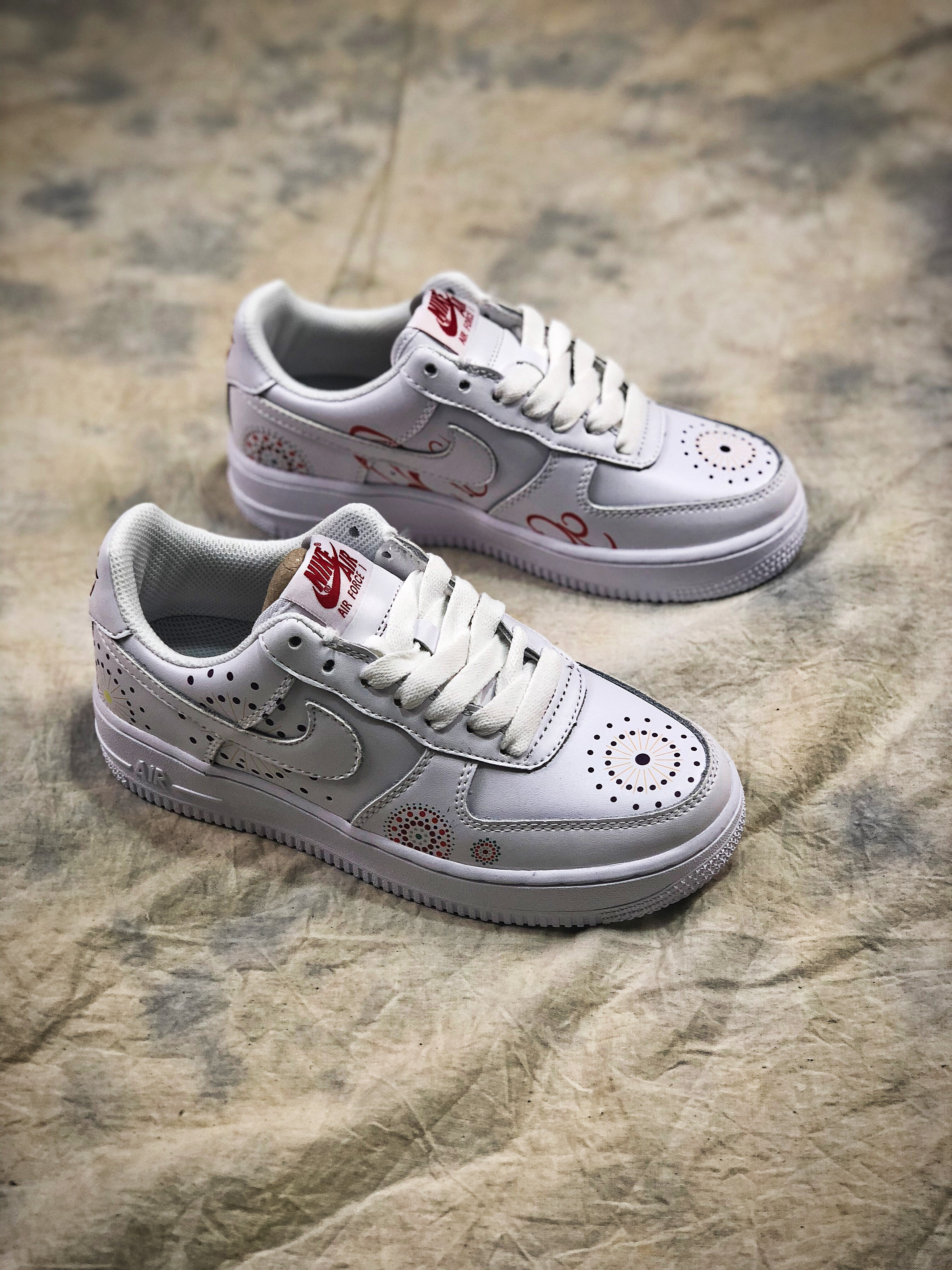 nike air force 1 - Blanco Arcoiris