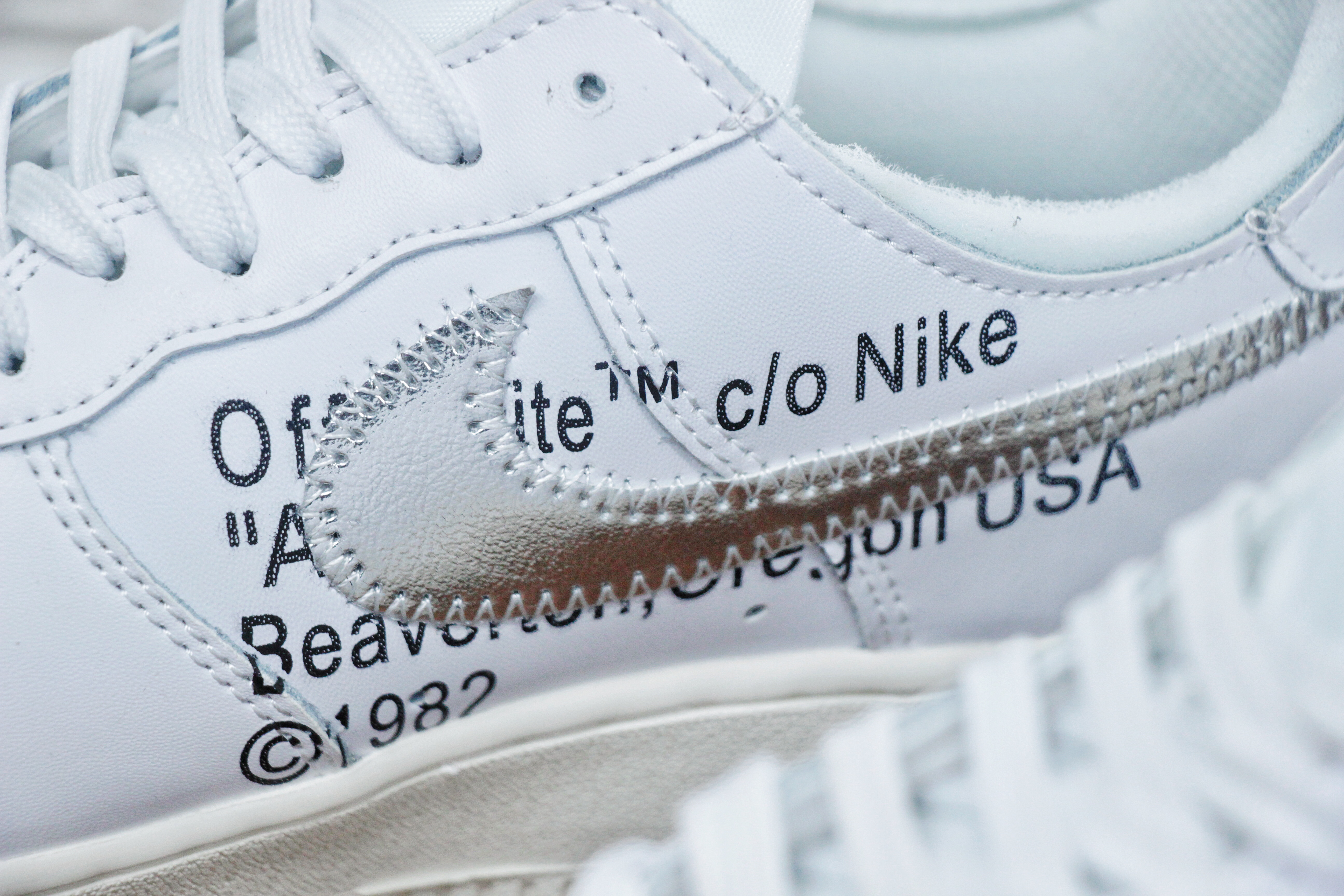nike air force 1 - Blanco Plateado