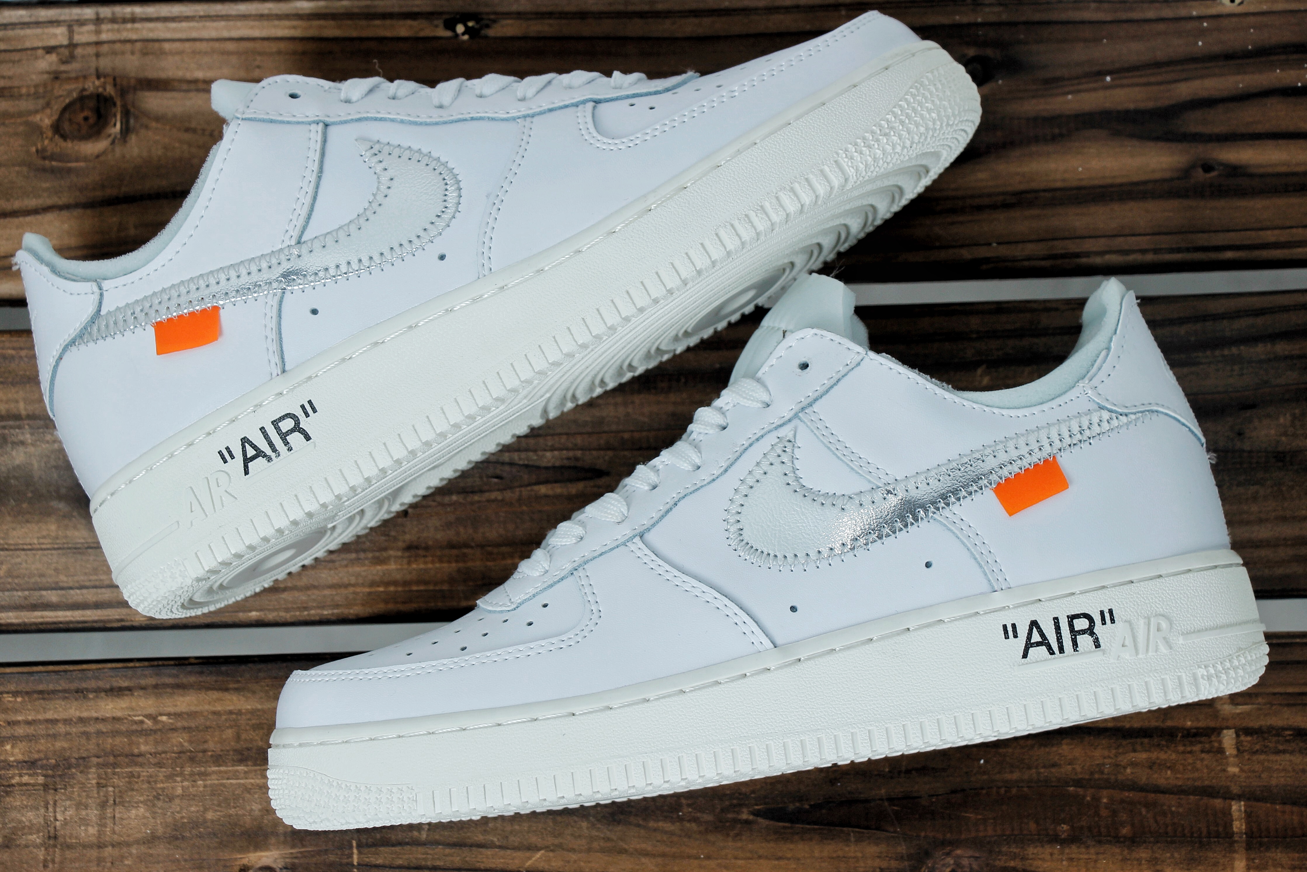 nike air force 1 - Blanco Plateado